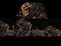 une photo d'Ã©cran de Alien VS Predator (Super Nintendo) sur Nintendo Super Nes